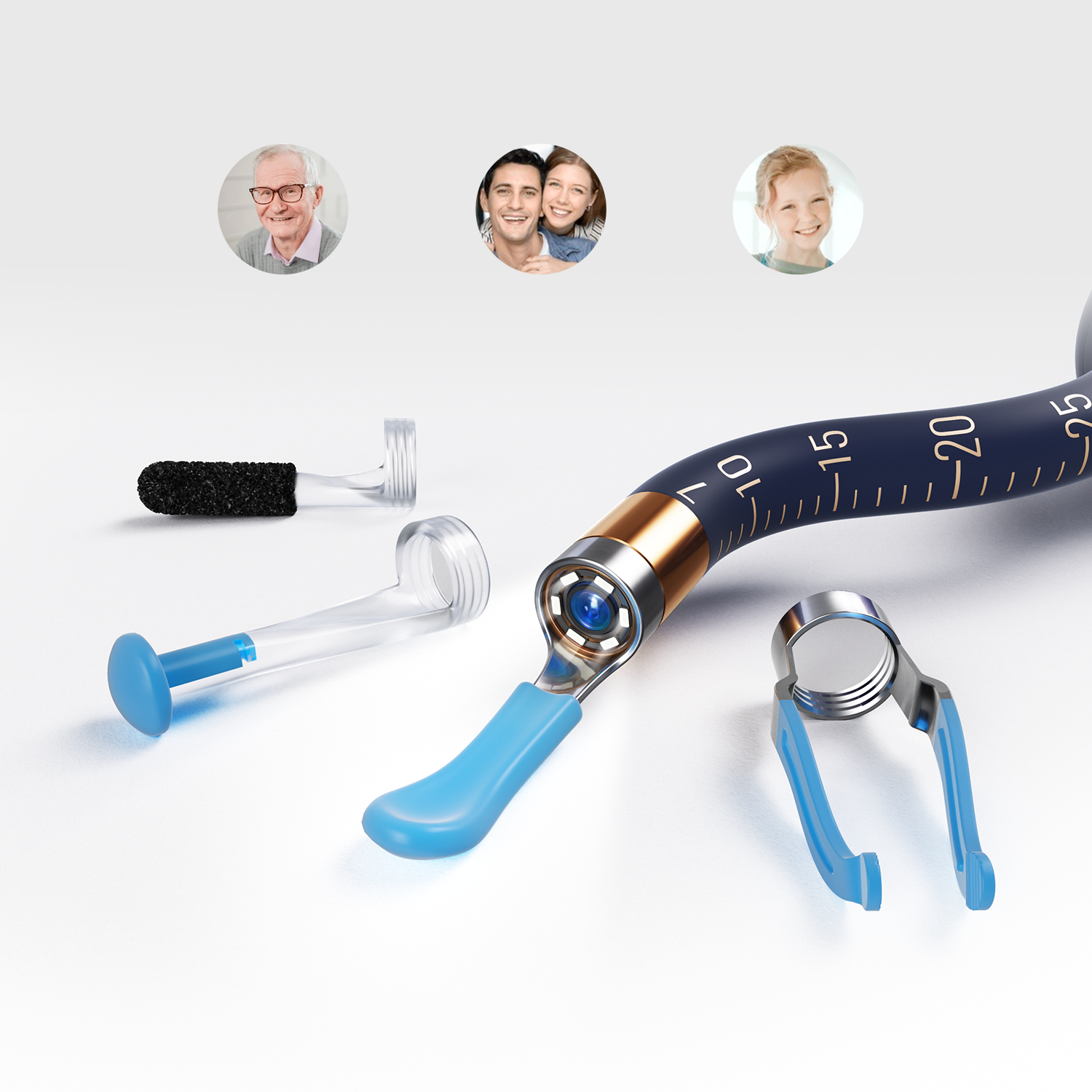 Bebird EarSight Plus Ear Spoon Replacement Tip Kit Earpick Attachments