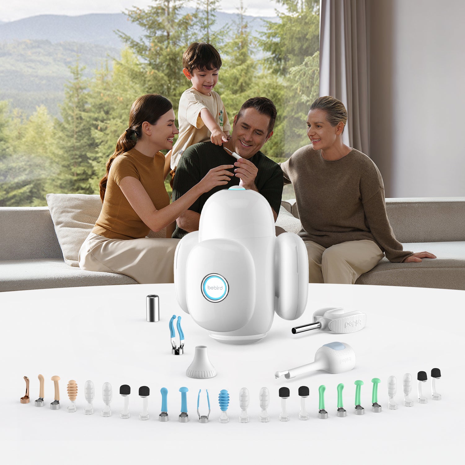 Bebird EarSight Complete:2-in-1 Ear Cleaning & Care Kit for the Whole Family