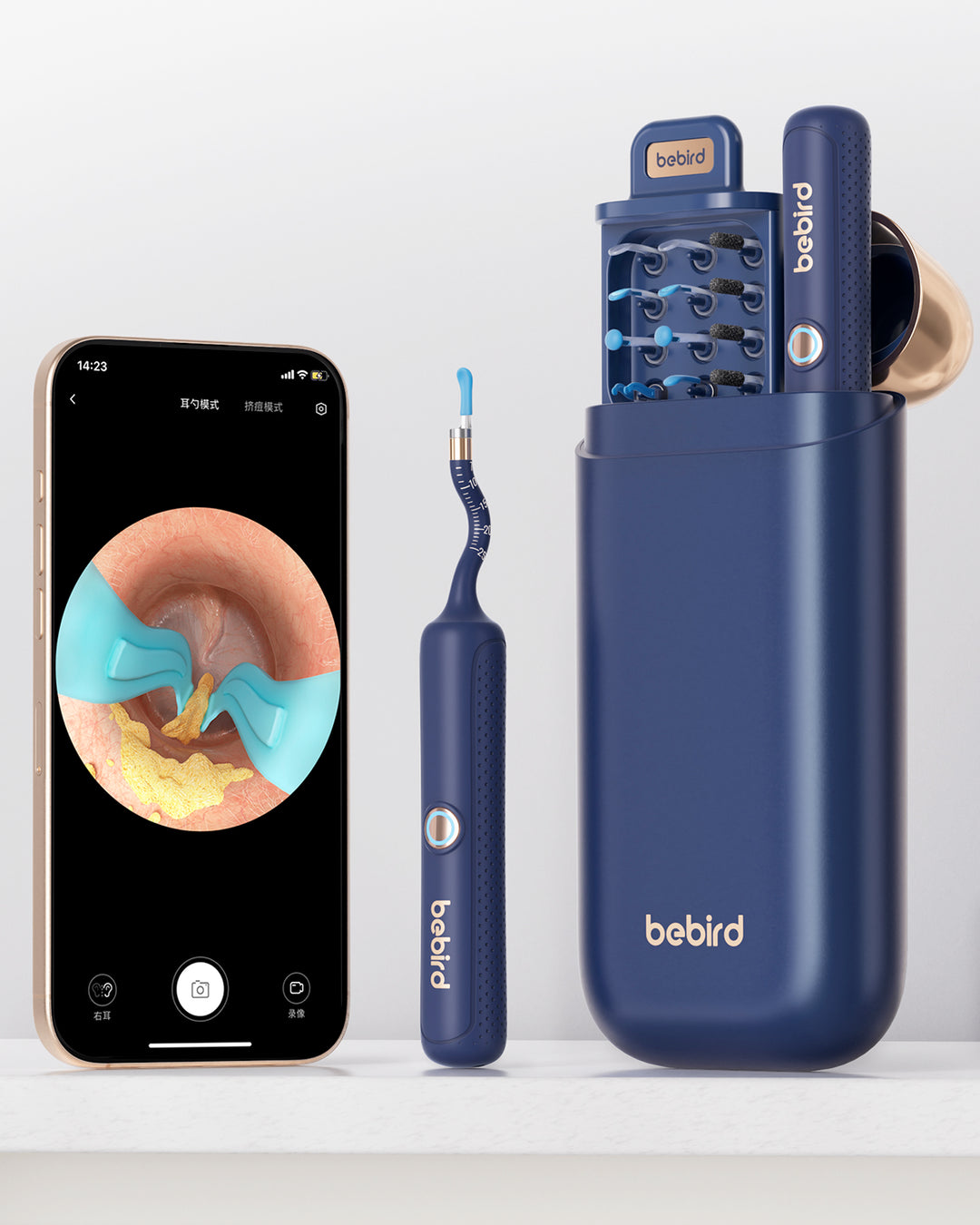 Bebird EarSight Plus Flexible Otoscope Light - Ear Wax Removal Tools with Camera