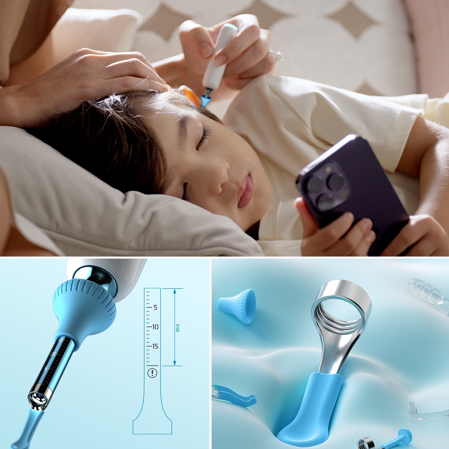 Bebird EarSight Complete：2-in-1 Ear Cleaning & Care Kit for the Whole Family