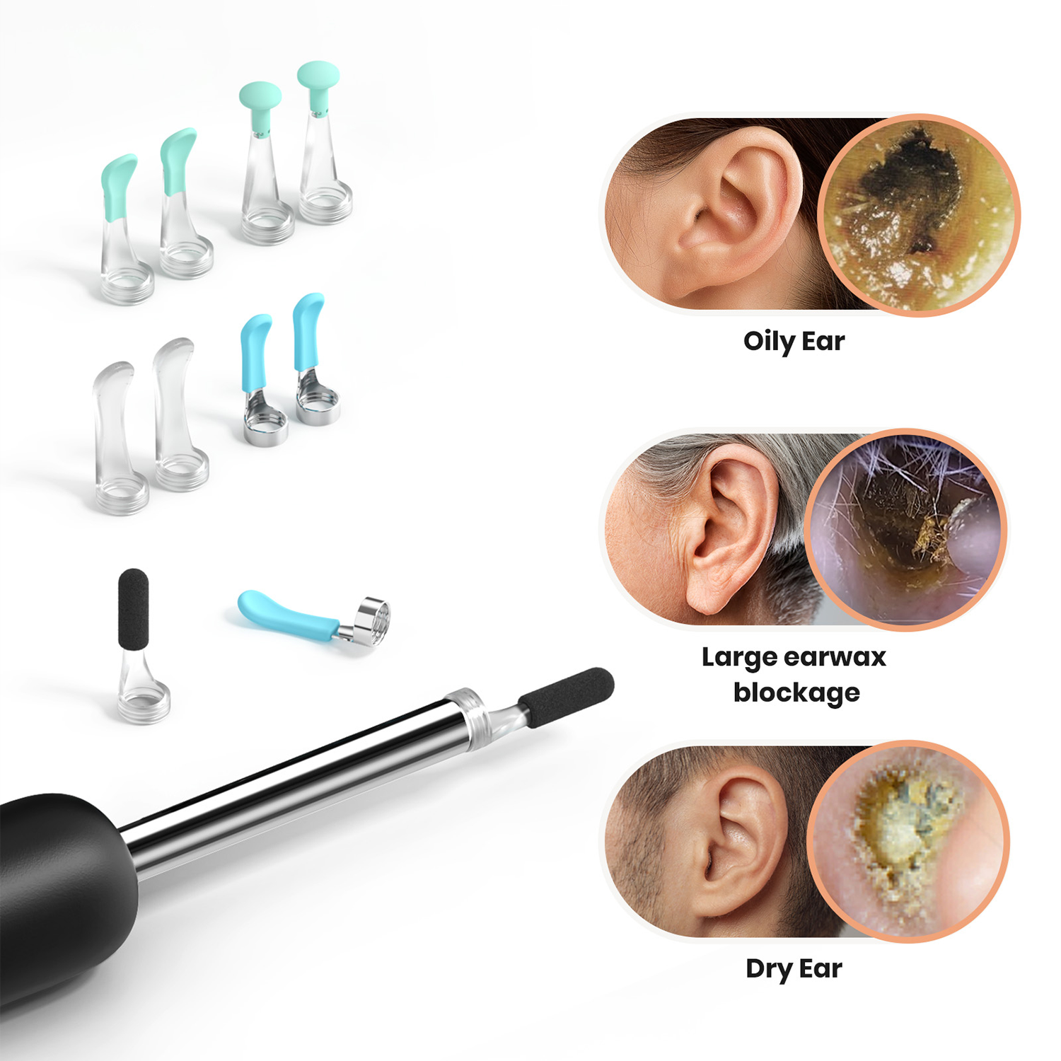 Bebird EarSight R1 & M9 Ear Spoon Replacement Tip Kit