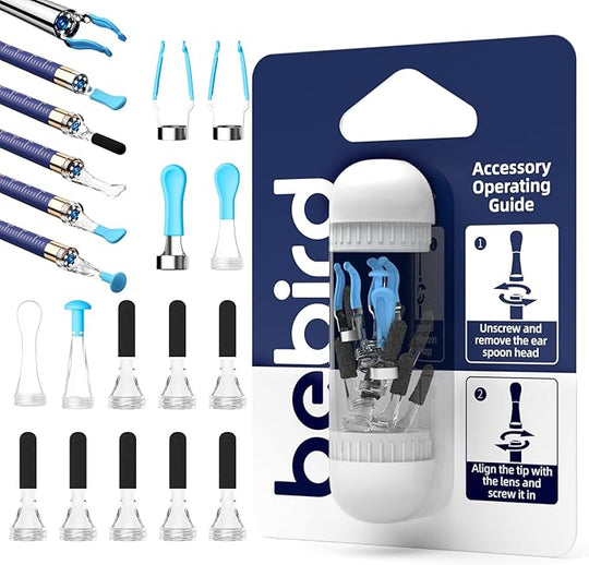 Bebird EarSight Plus Ear Spoon Replacement Tip Kit Earpick Attachments